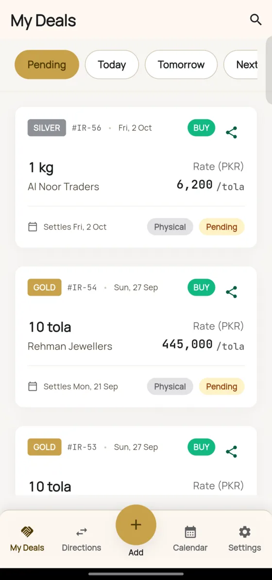 Sarafa Book — My Deals